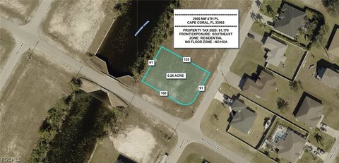 Oversized Corner Waterfront Lot