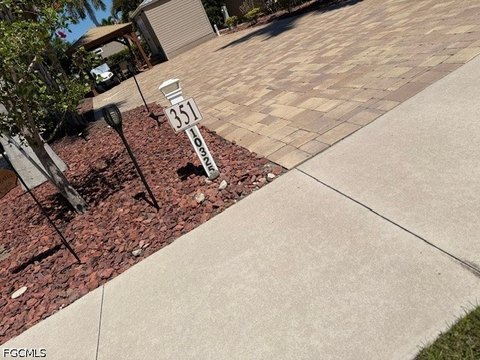 Paver Lot with Finished Shed