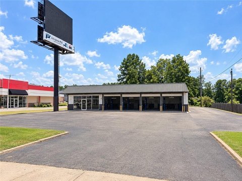 Auto Shop With Service Garage