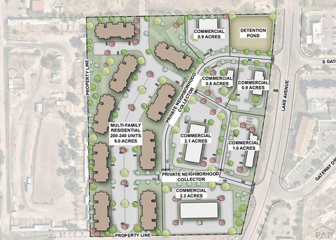 Pueblo Land with R-6 Zoning