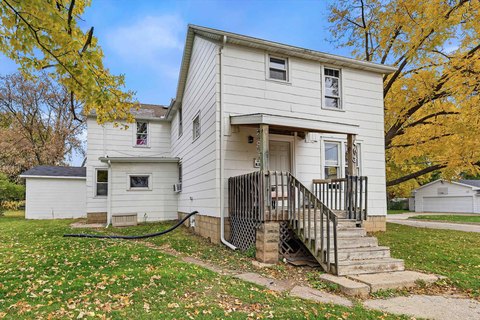 Two-Story Duplex with Detached Garage