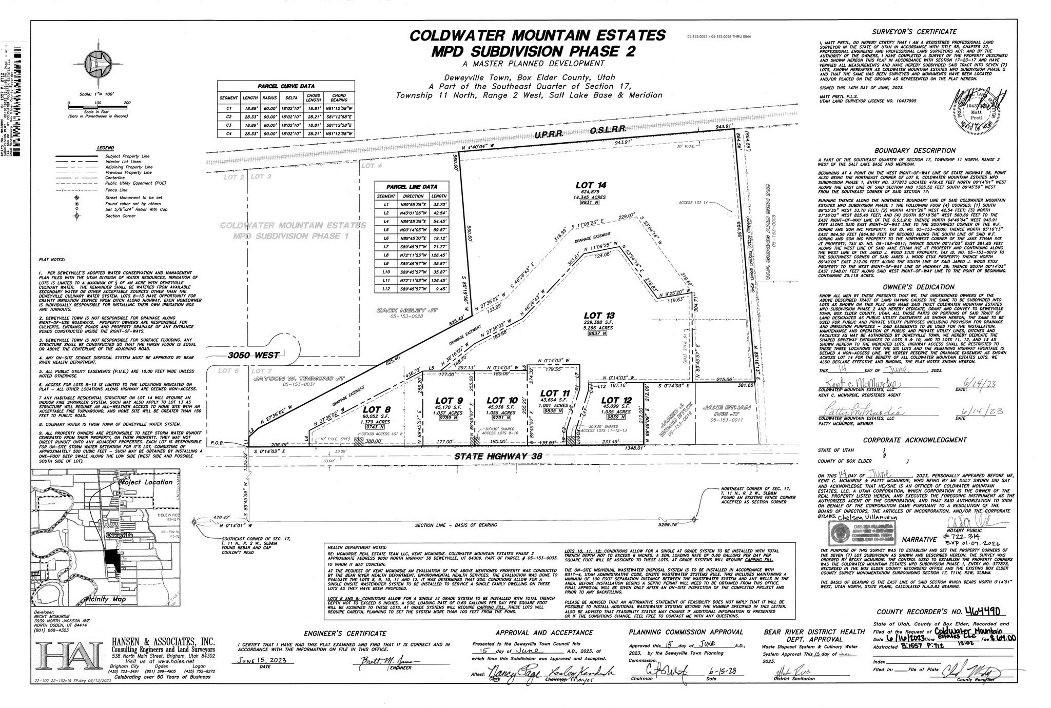 Deweyville Land with Mountain Views