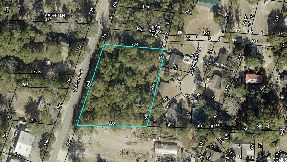 Pawleys Island Wooded Lot