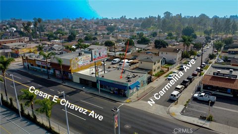 Corner Retail Storefront with Vacant Delivery