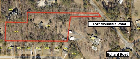 Picture of Residential land & home lots at Lost Mountain Rd 1526, Powder Springs, GA