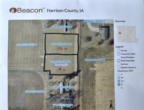 Mondamin Land with Loess Hills View