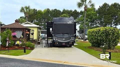 RV Resort Site with Casita