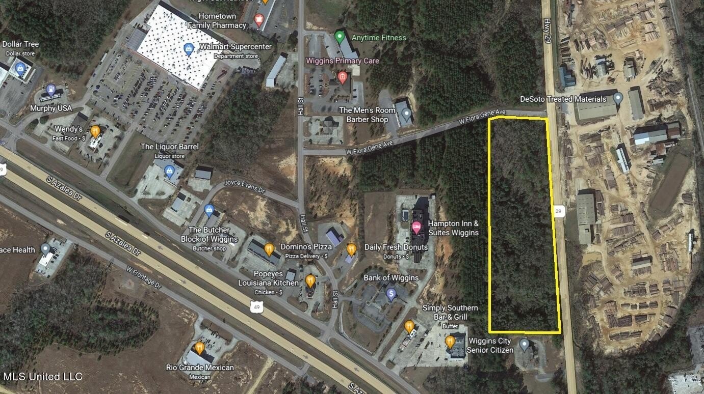 Prime Commercial Land in Wiggins