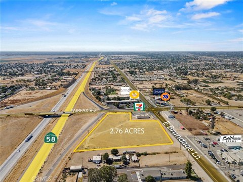 Bakersfield Commercial Land on Highway