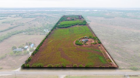 Fenced Commercial Development Land