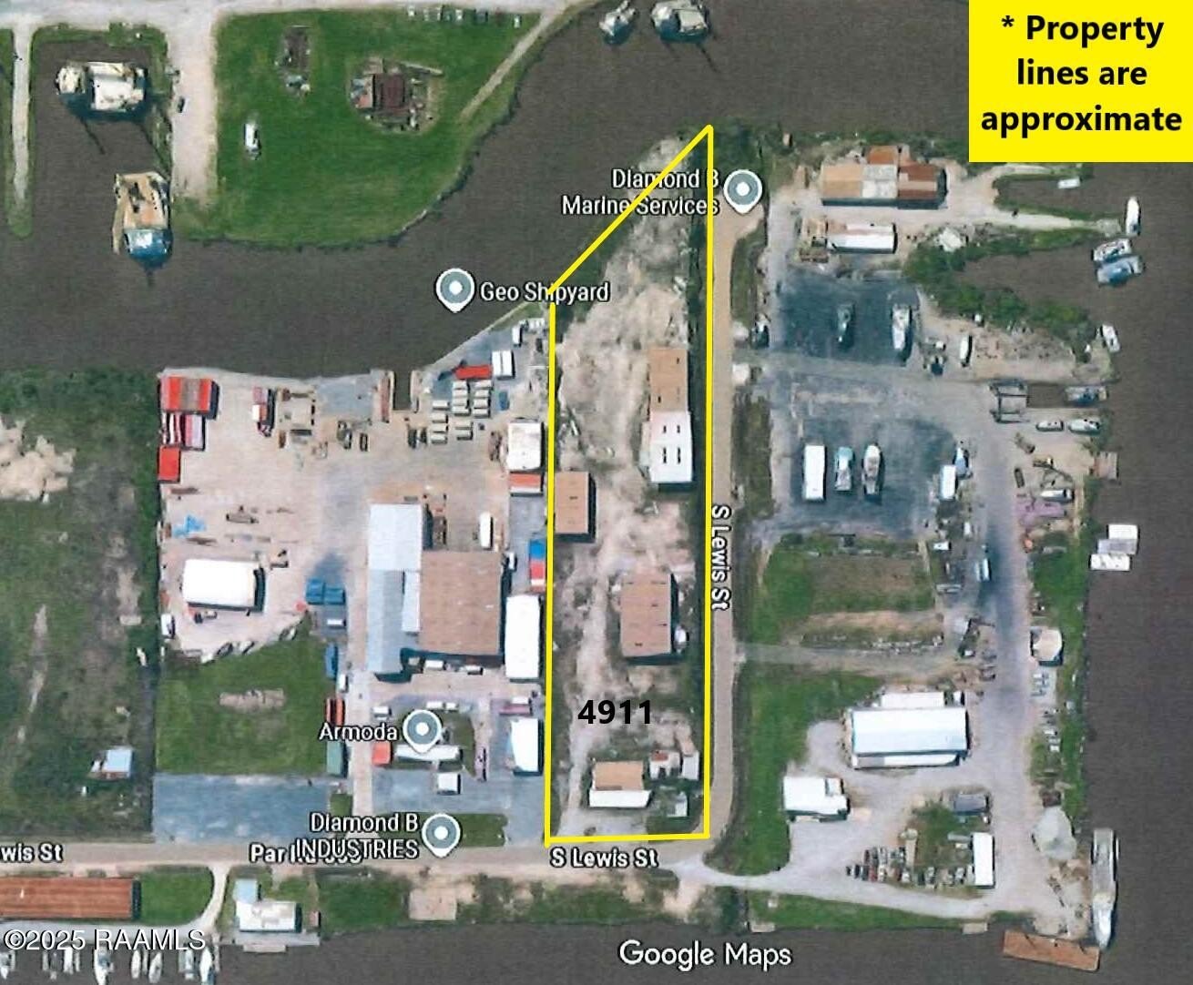 Waterfront Commercial Property in New Iberia