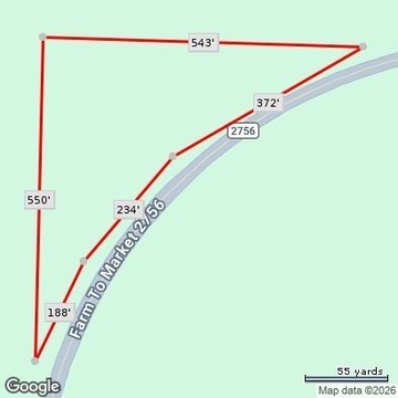 Unrestricted Land with FM 2756 Frontage