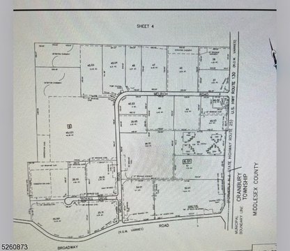 Lots and Land, South Brunswick Twp., NJ