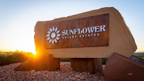 Kanab Land with Red Rocks