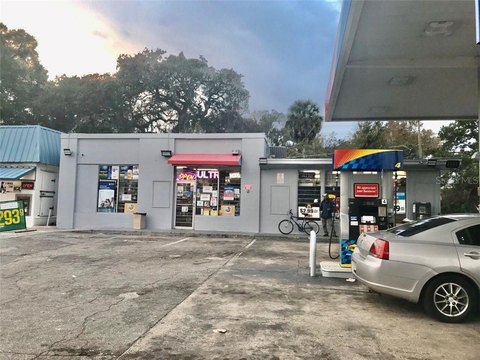 Gas Station with Heated Building