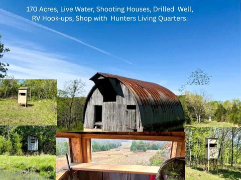 Hunting Land with Two-Bay Shop