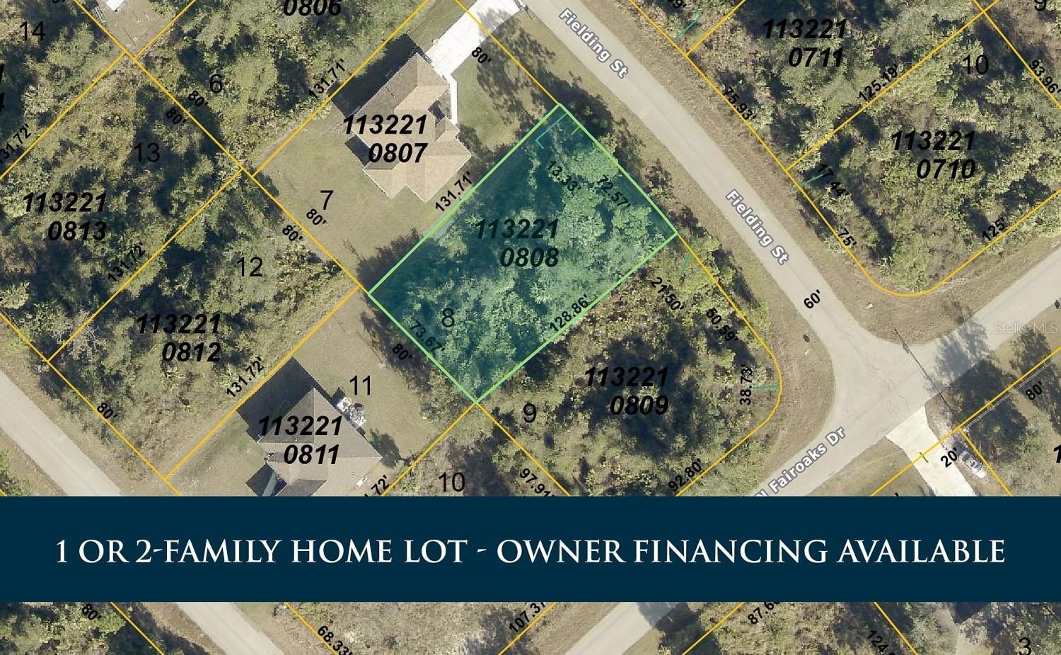 Vacant Lot Ready for Construction