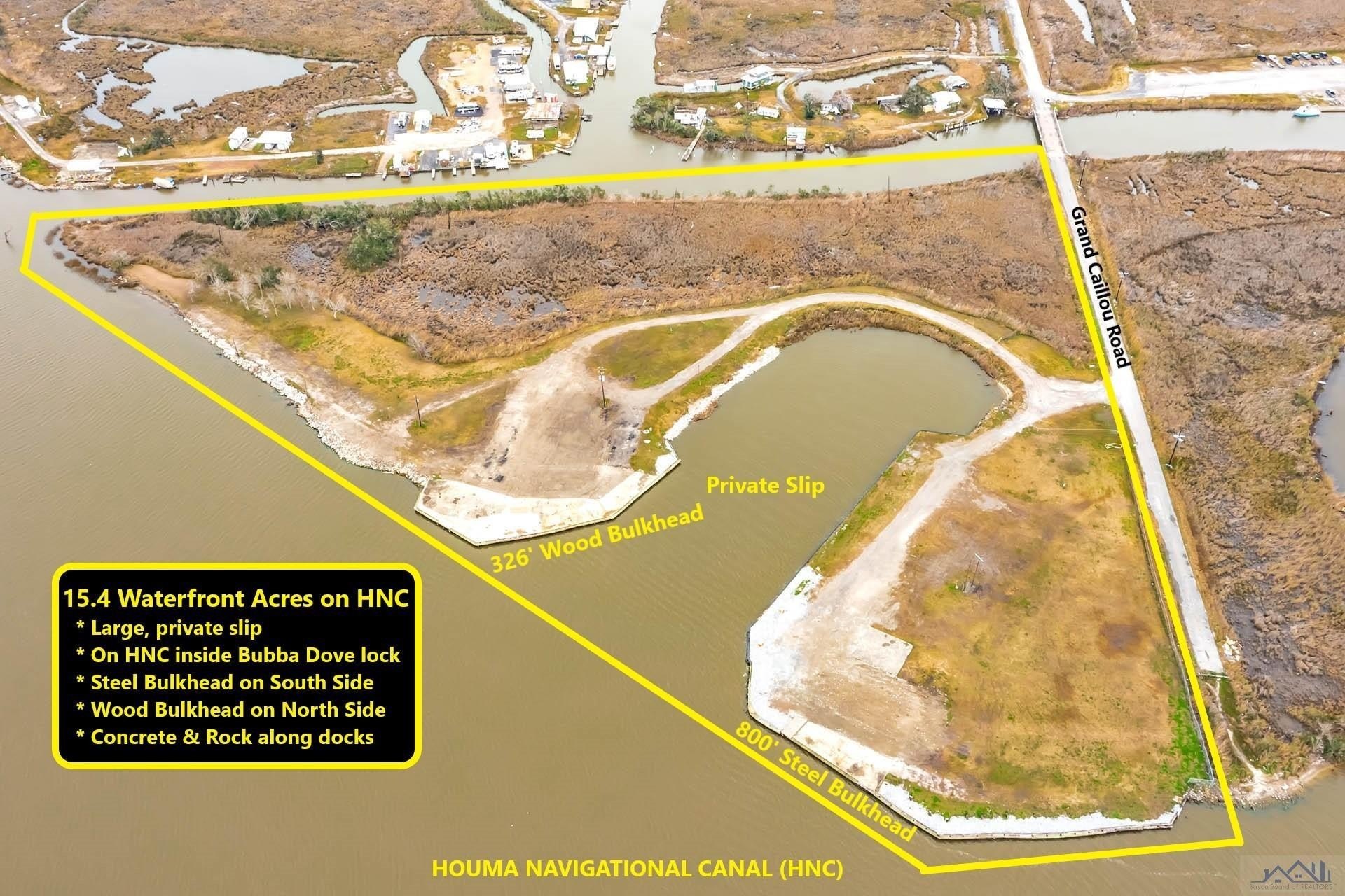 Waterfront Acreage with Bulkhead & Slip