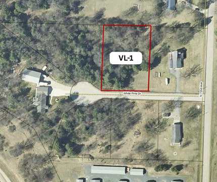 One-Acre Wooded Lot in Hart