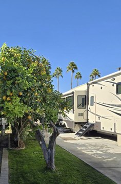 Cathedral City Lot with RV