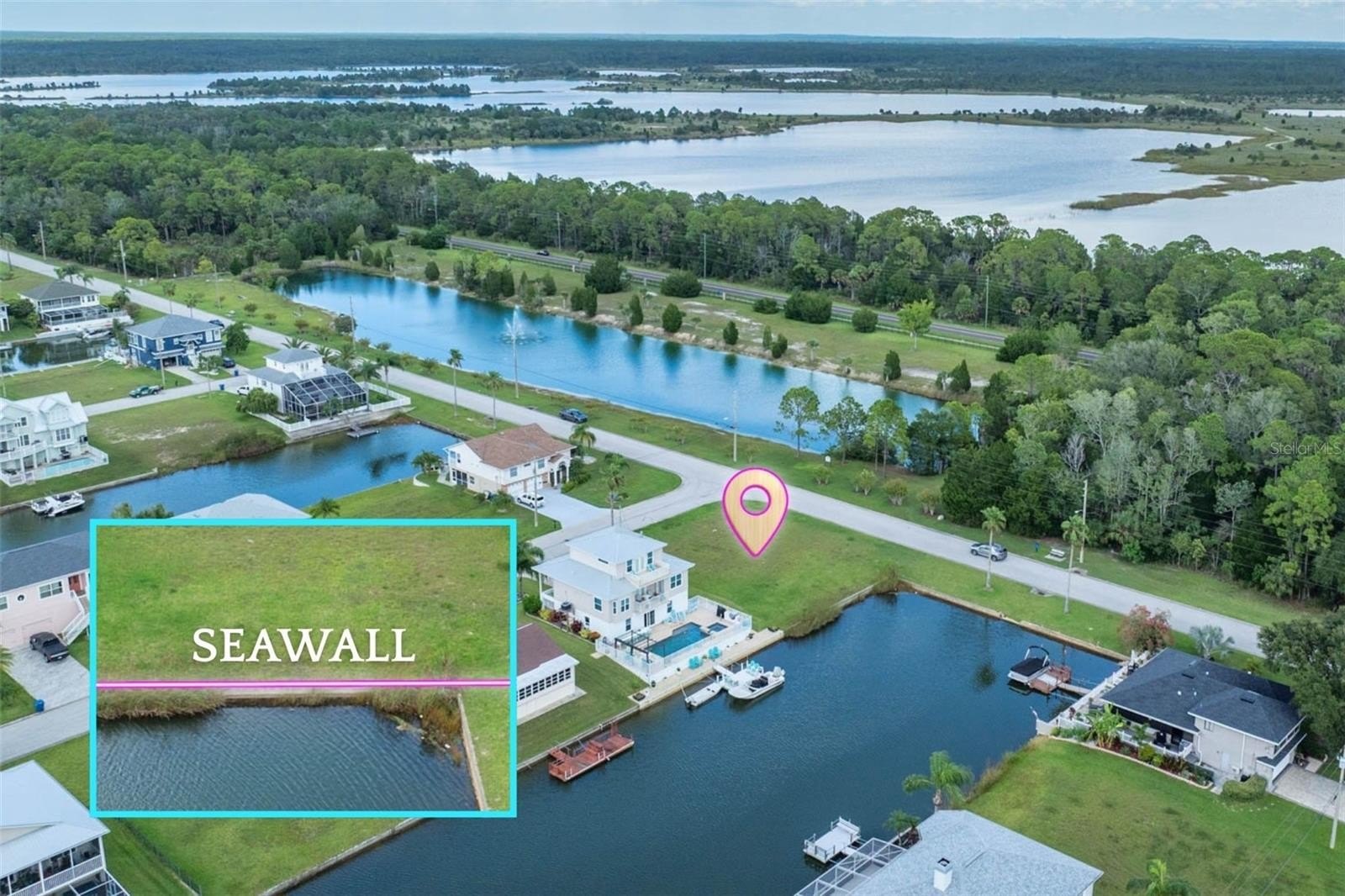 Hernando Beach Waterfront Corner Lot