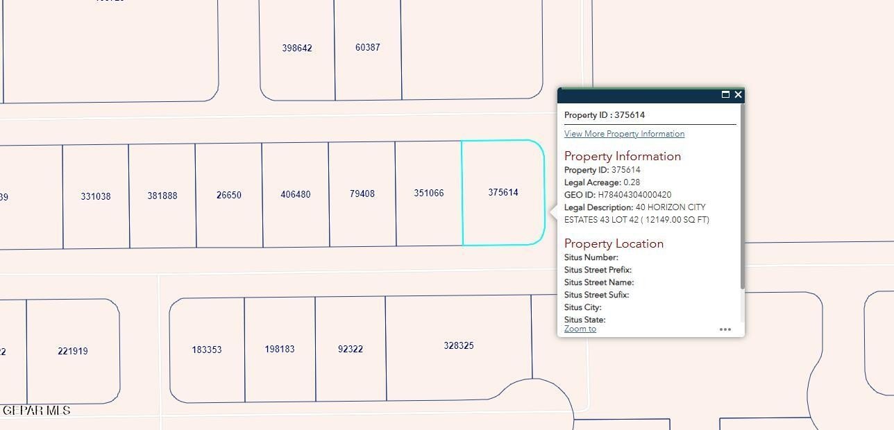 Horizon City Vacant Lot