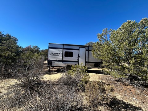 Land with New Camp Trailer