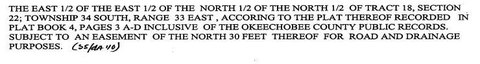 Cleared Acreage in Okeechobee, FL