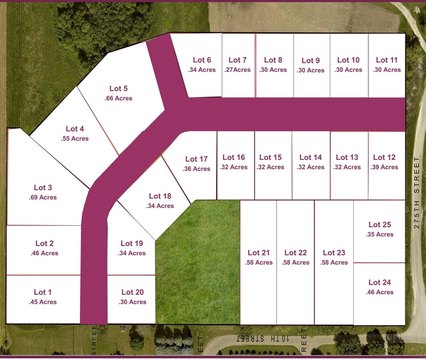 Residential Land in Quasqueton, Iowa