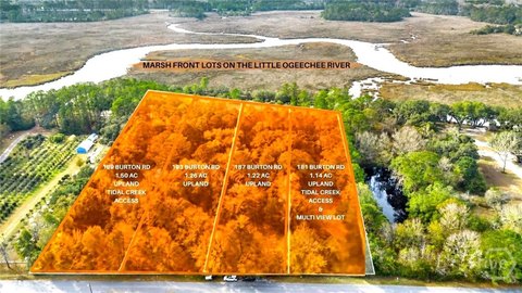Marsh Front Land in Savannah