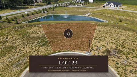 LOTS AND LAND, Leo, IN