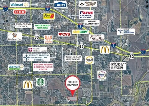 21+ Acres in Weslaco, TX