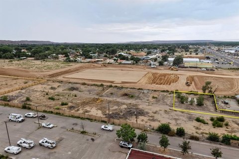 Fenced Commercial Land