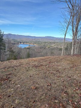 Land with Mountain and Lake Views