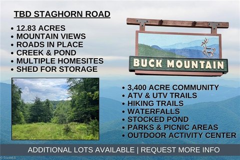 12.8 Acres in Buck Mountain