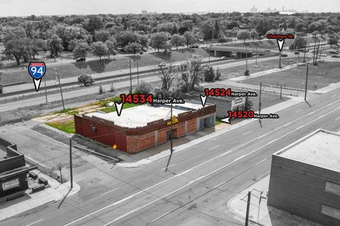 Detroit Commercial Buildings and Lot