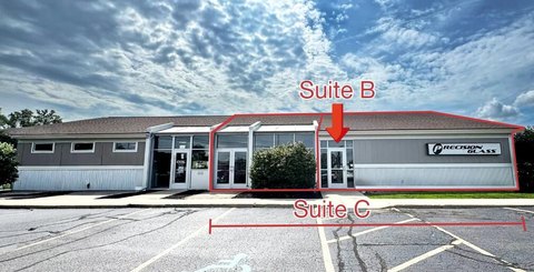 Office Suites with Building Signage