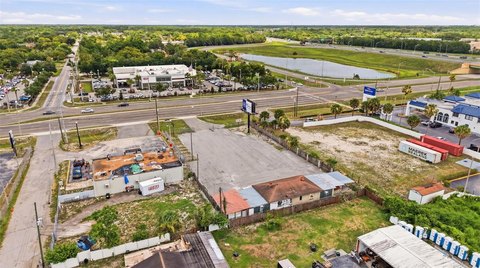 Automotive Sales Lot with Office