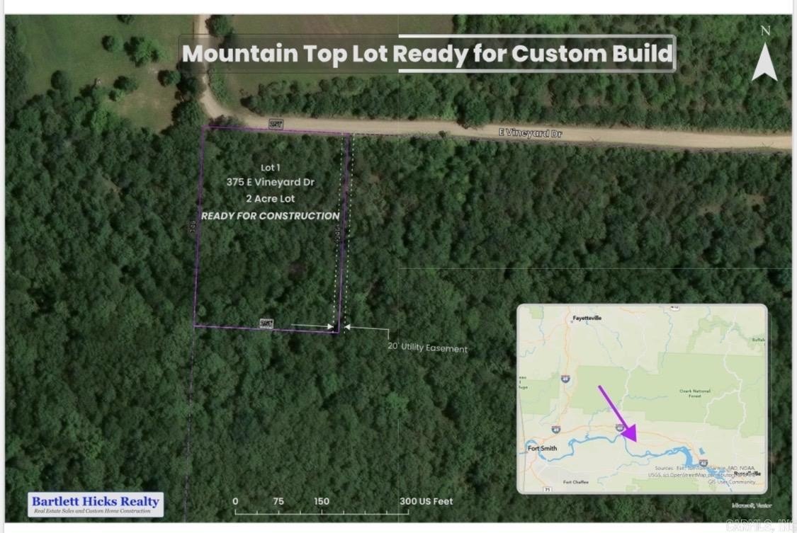 Mountaintop View Homesite in Arkansas
