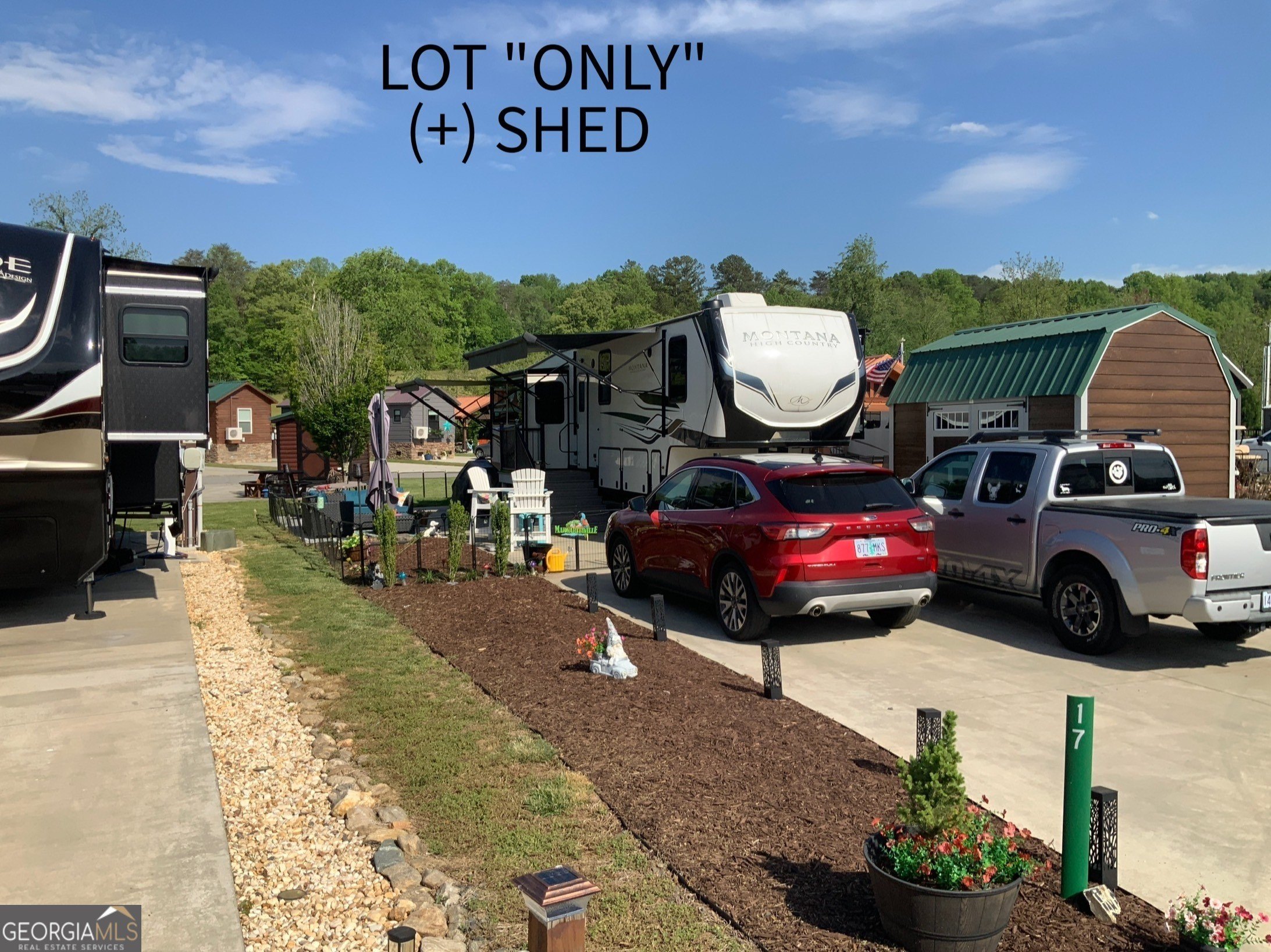 RV Lot with Shed