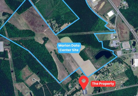 Marion Commercial Property with Garages