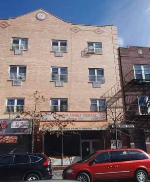 Mixed-Use Four-Family Building
