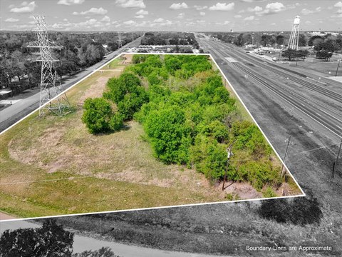 Commercial Land Tract with Mature Trees