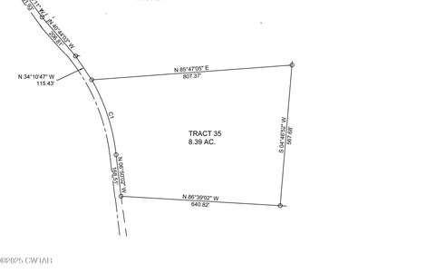 8.39 Acre Wooded Lot