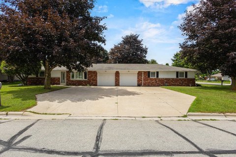 Side-by-Side Duplex with Garages