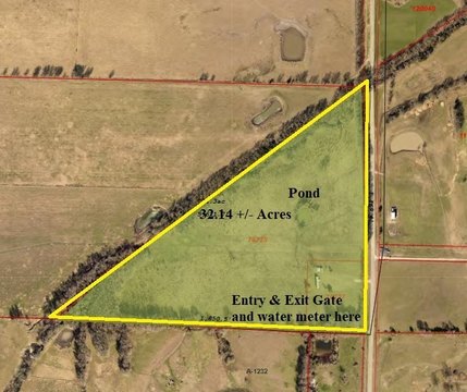 Usable Pastureland with Barns and Pond