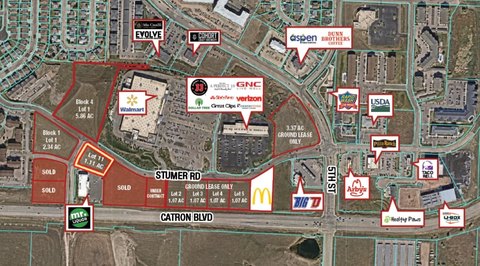 Commercial Development Corner Lot