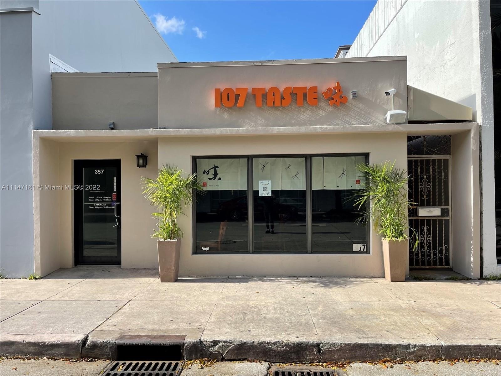 Renovated Restaurant in Coral Gables