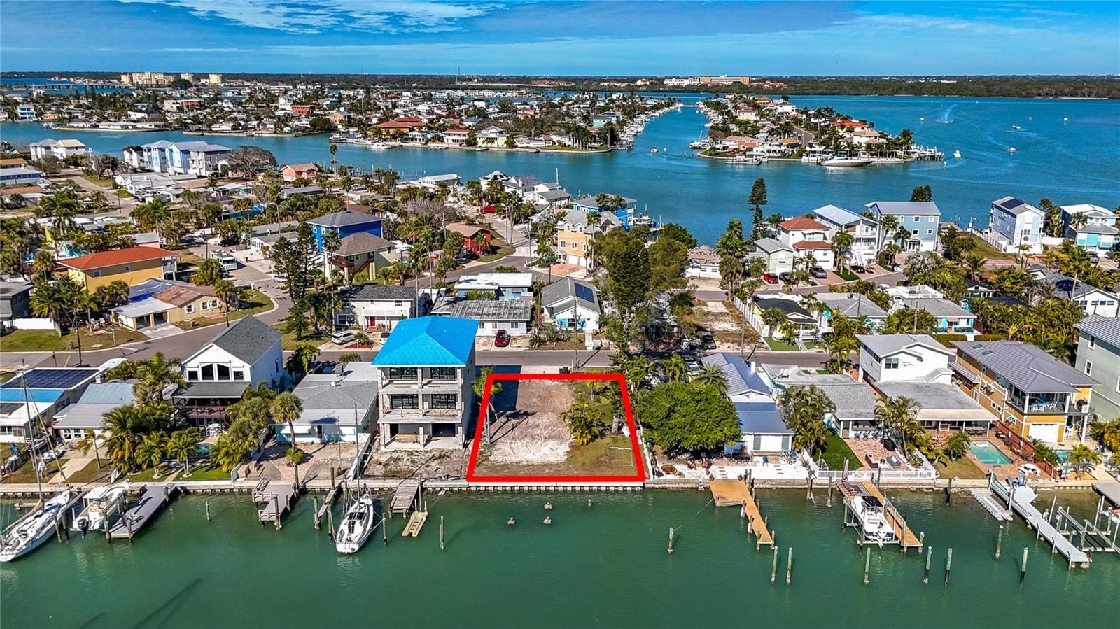 Waterfront Lot in Madeira Beach