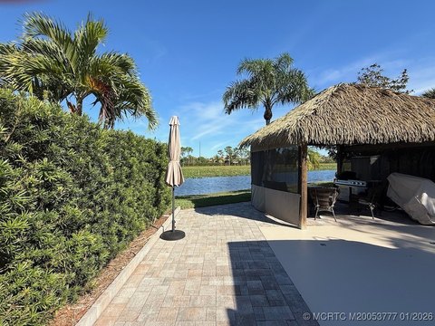 Waterfront Land with Tiki